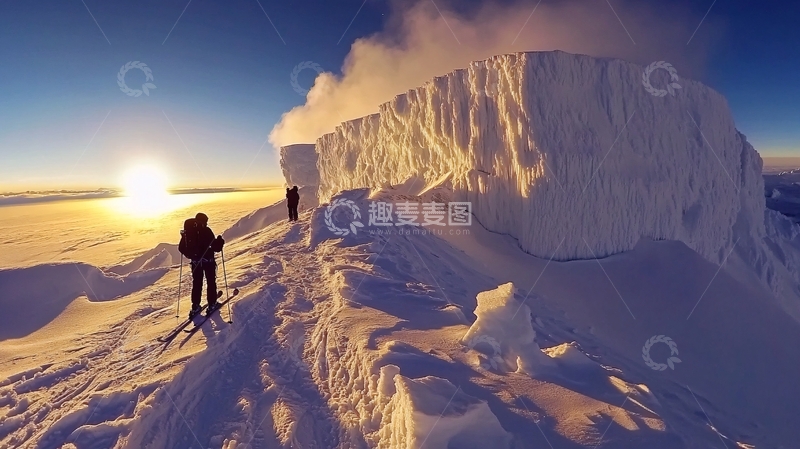 高清大图下载【趣麦麦图】登峰造极背景17