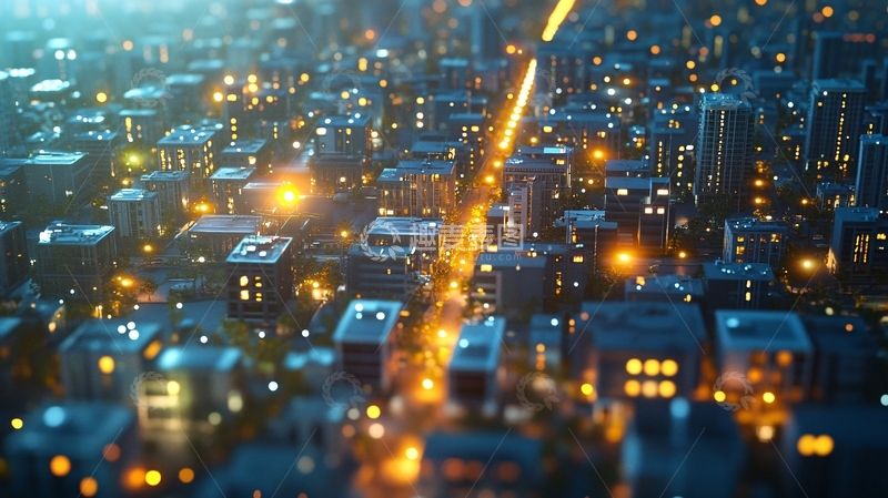 高清大图下载【趣麦麦图】缩微城市