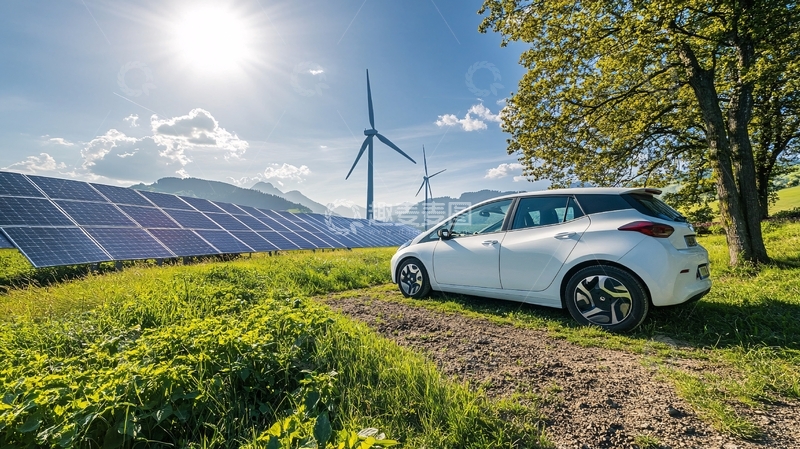 高清大图下载【趣麦麦图】新能源生活