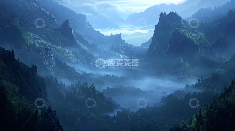 高清大图下载【趣麦麦图】高清宽幅山水风光63