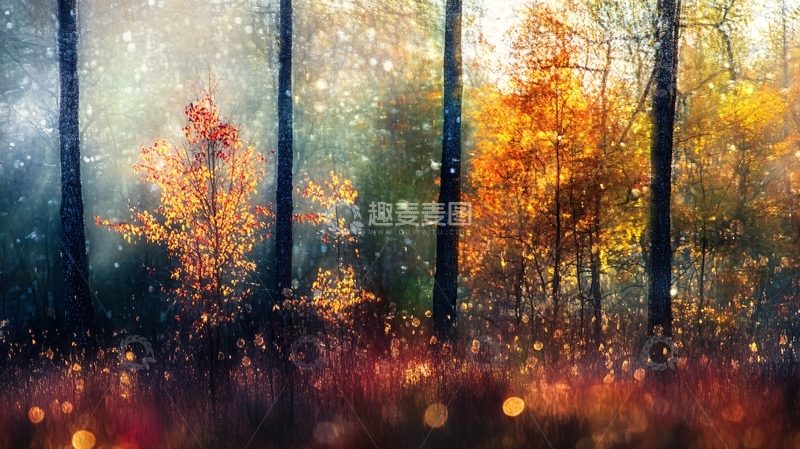 高清大图下载【趣麦麦图】秋色梦幻风光12