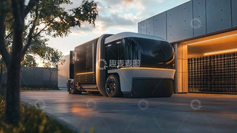 高清大图下载【趣麦麦图】无人驾驶运输车8