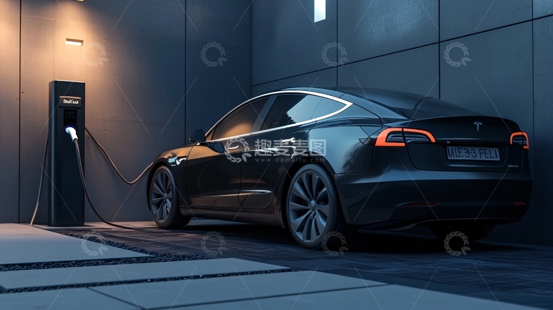 高清大图下载【趣麦麦图】特斯拉充电1
