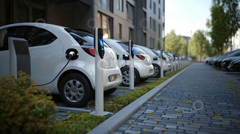 高清大图下载【趣麦麦图】新能源停车位