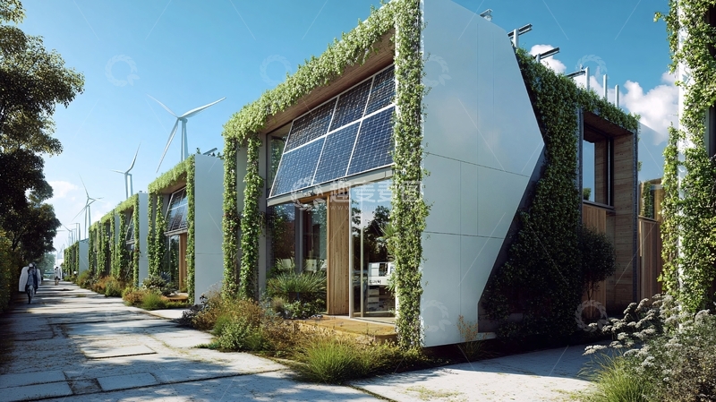 高清大图下载【趣麦麦图】零碳建筑