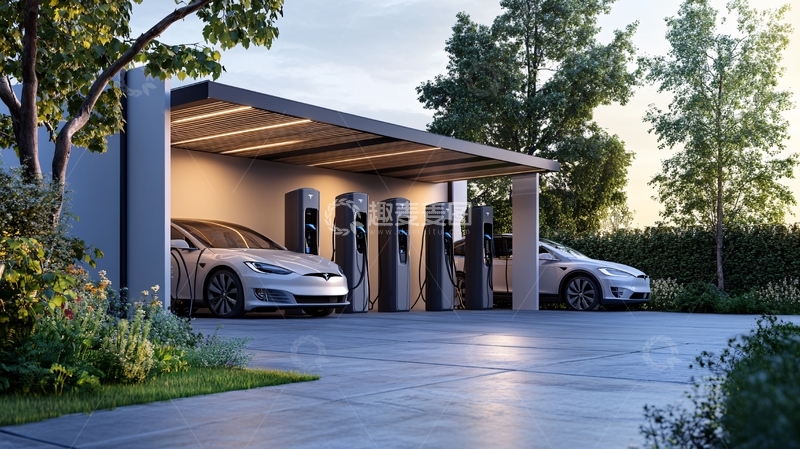 高清大图下载【趣麦麦图】现代汽车充电桩充电站4