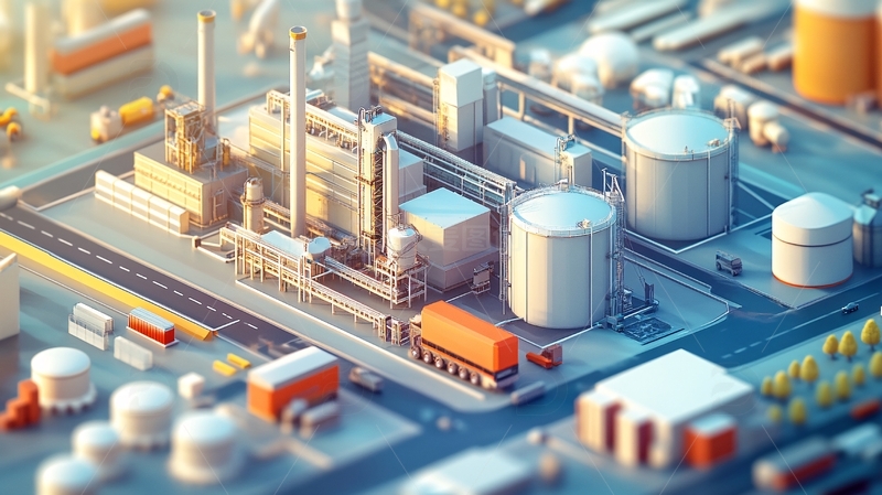 高清大图下载【趣麦麦图】能源供应链