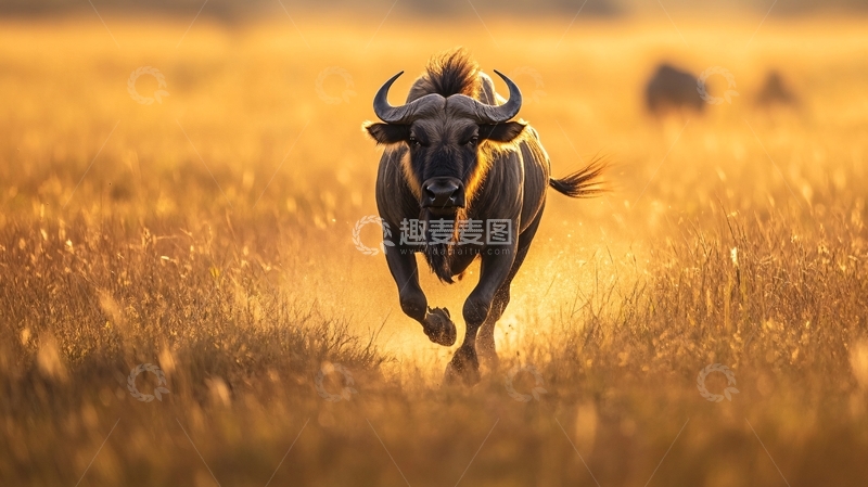 高清大图下载【趣麦麦图】非洲草原角马