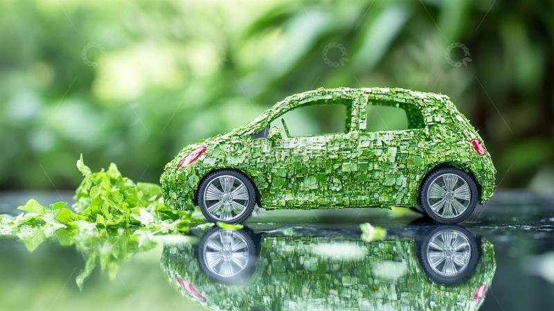 高清大图下载【趣麦麦图】绿色科技智能汽车