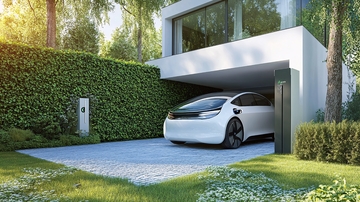 电动汽车地标建筑1