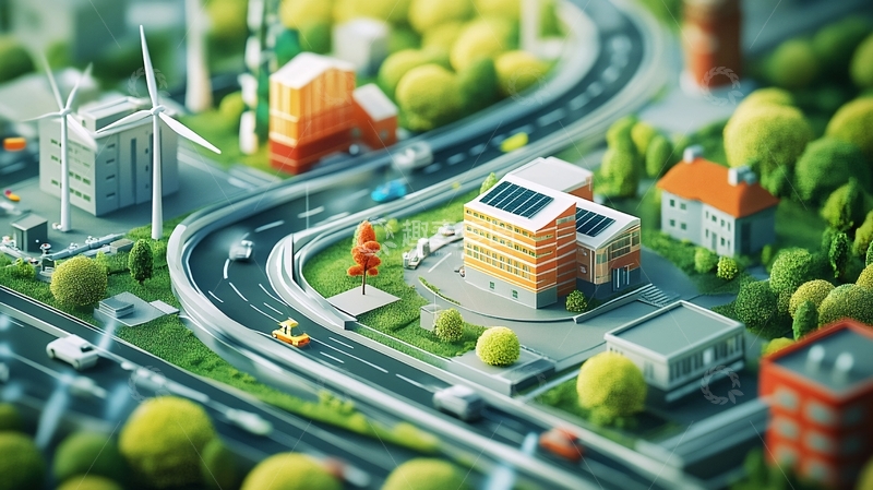 高清大图下载【趣麦麦图】微缩城市设计4