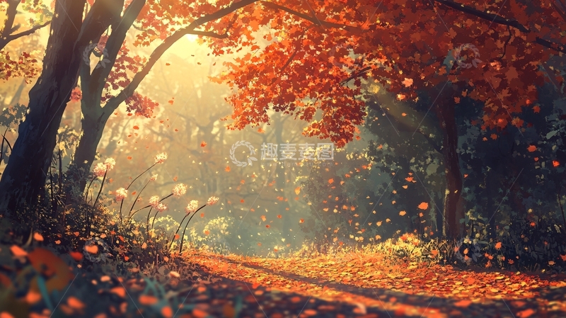 高清大图下载【趣麦麦图】秋色梦幻风光13