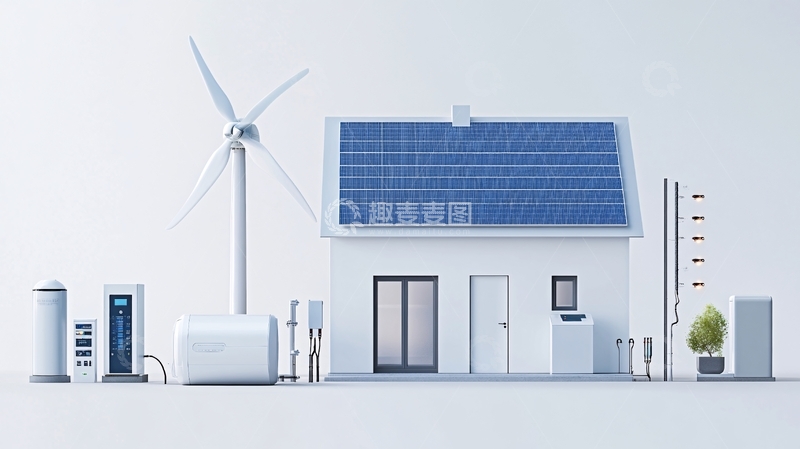高清大图下载【趣麦麦图】能源替代方案