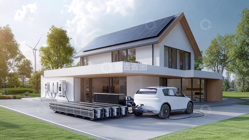 高清大图下载【趣麦麦图】太阳能换电站3