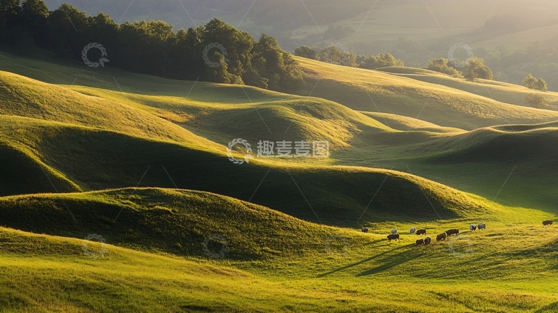 高清大图下载【趣麦麦图】草原风光壁纸14