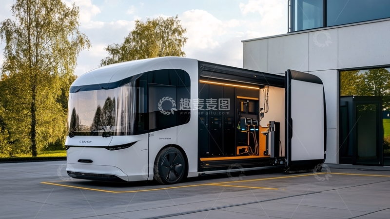 高清大图下载【趣麦麦图】无人驾驶巴士4