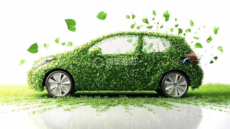 高清大图下载【趣麦麦图】绿色新能源汽车4