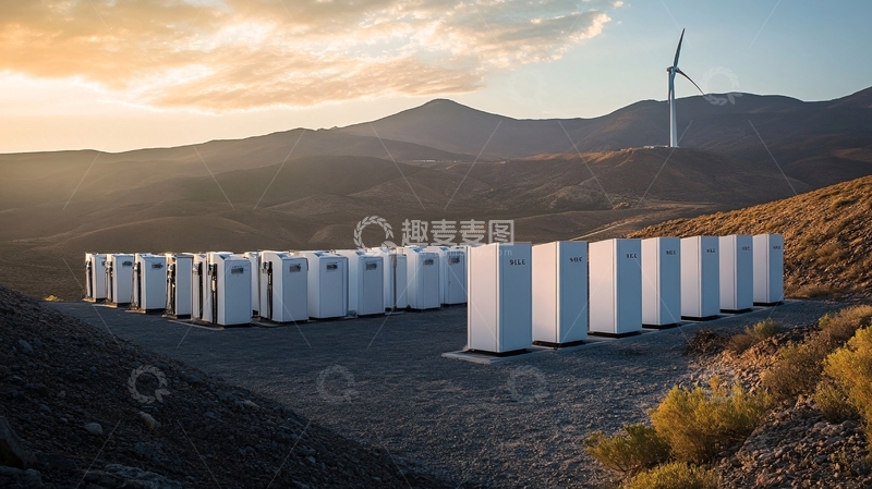 高清大图下载【趣麦麦图】储能发电1