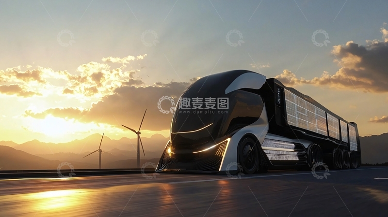 高清大图下载【趣麦麦图】新能源运输5