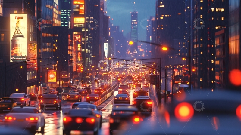 高清大图下载【趣麦麦图】逼真的街道2