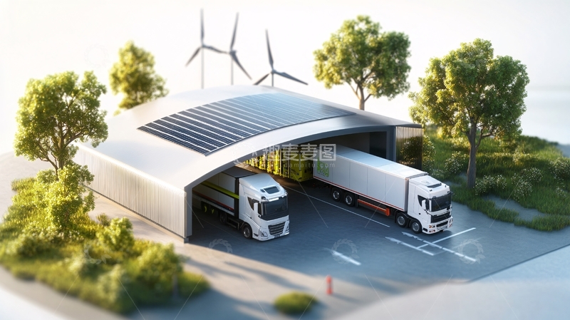 高清大图下载【趣麦麦图】太阳能换电站4