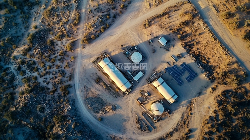 高清大图下载【趣麦麦图】搅拌厂鸟瞰图