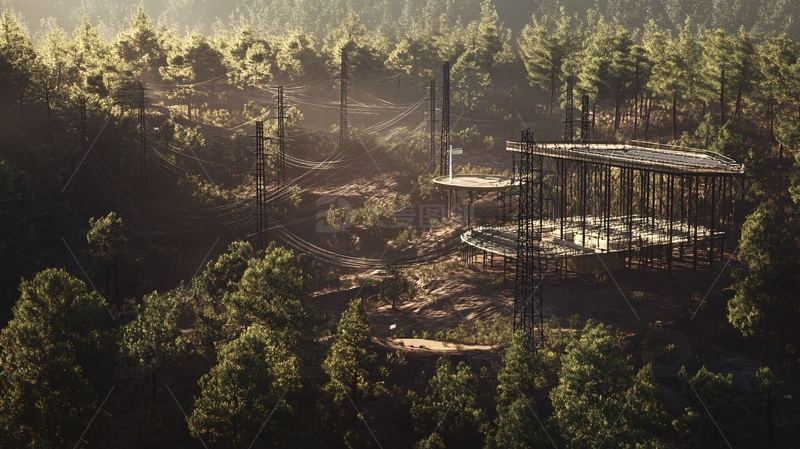 洛杉矶悬浮岛设计