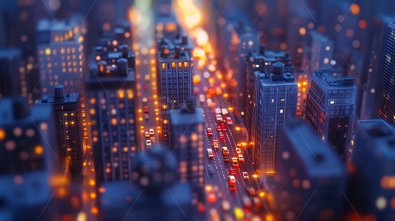 高清大图下载【趣麦麦图】缩微城市1