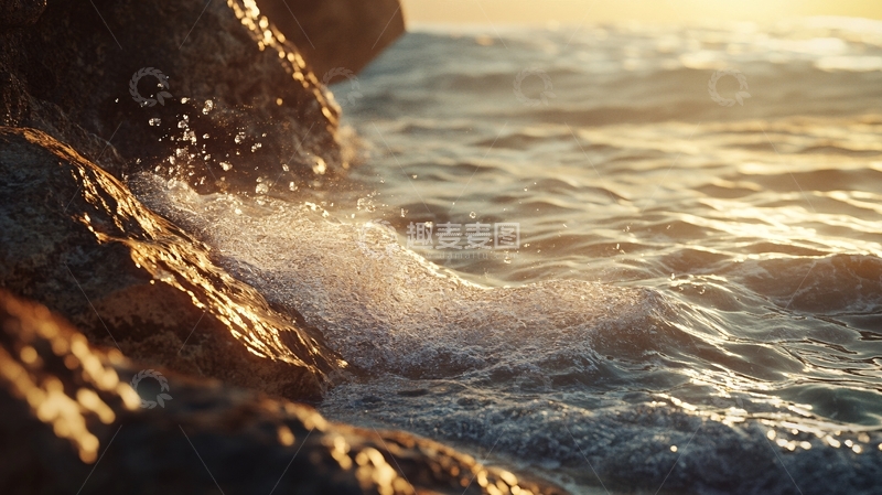 高清大图下载【趣麦麦图】抓拍浪花