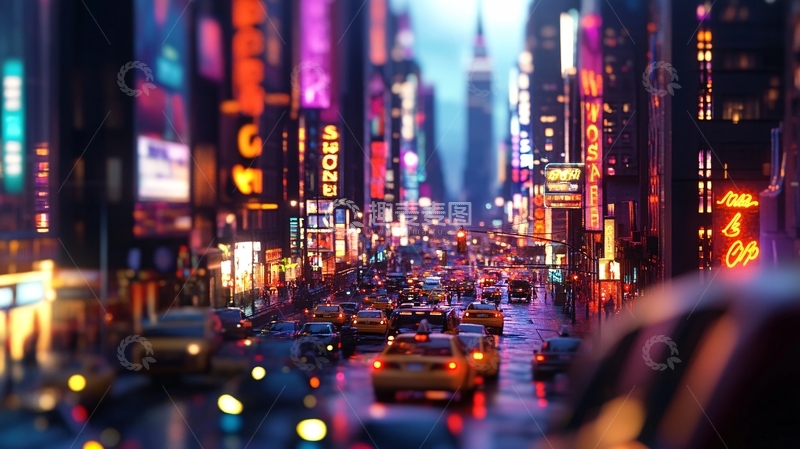 高清大图下载【趣麦麦图】立体艺术城市场景2