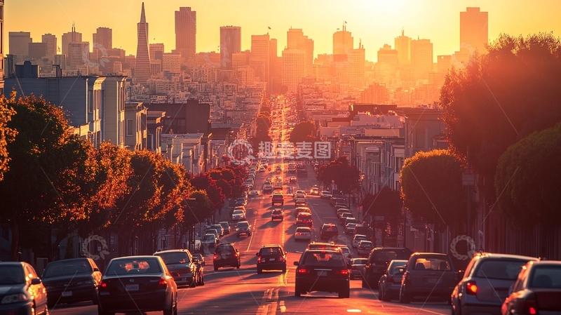 高清大图下载【趣麦麦图】洛杉矶交通11