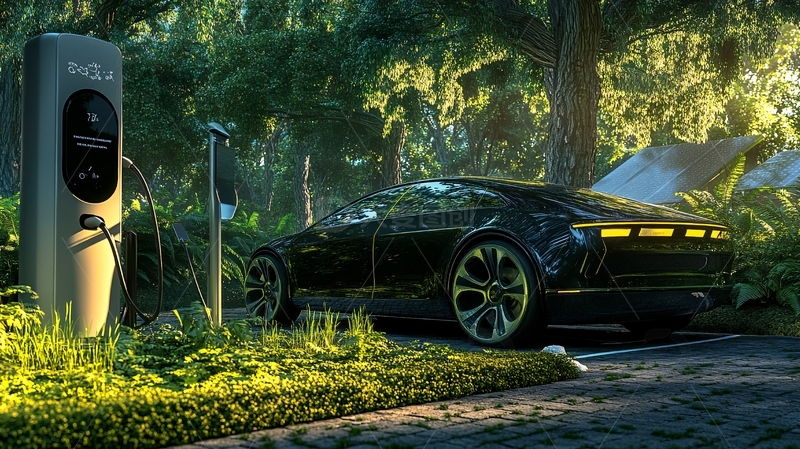 高清大图下载【趣麦麦图】充电桩新能源