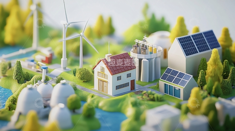 高清大图下载【趣麦麦图】微缩与环保1