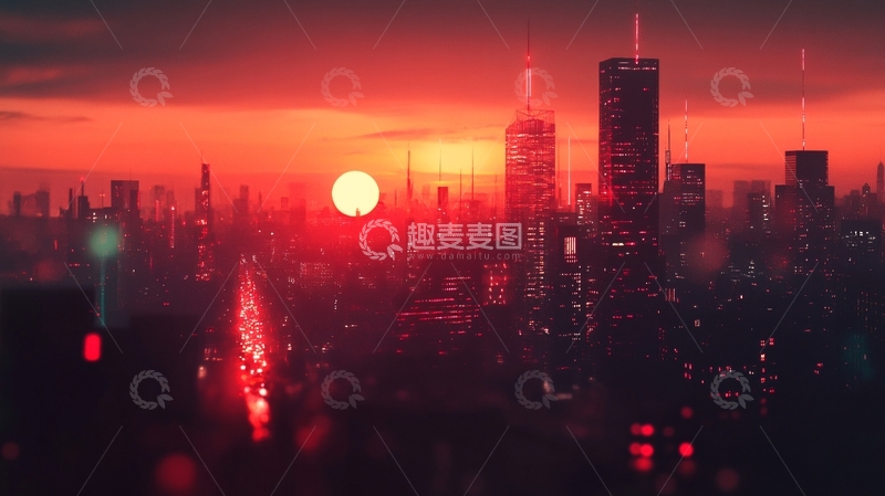 高清大图下载【趣麦麦图】赛博朋克世界10