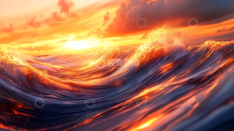 高清大图下载【趣麦麦图】乘风破浪立体效果5