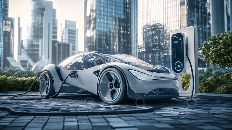 高清大图下载【趣麦麦图】汽车电动化1