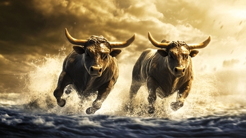 牛市图片素材下载1