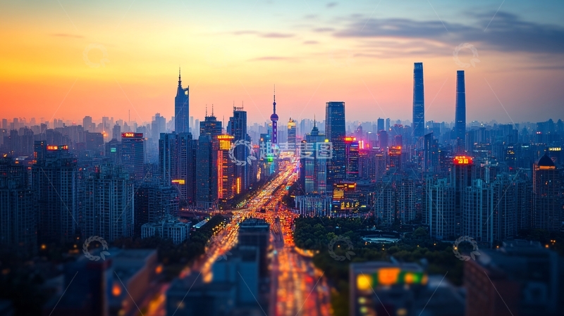 高清大图下载【趣麦麦图】北上广深风光