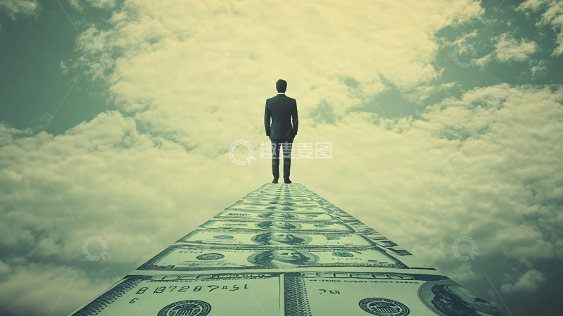 高清大图下载【趣麦麦图】财富高度