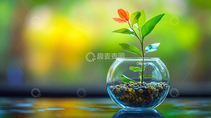 高清大图下载【趣麦麦图】桌面意境植物