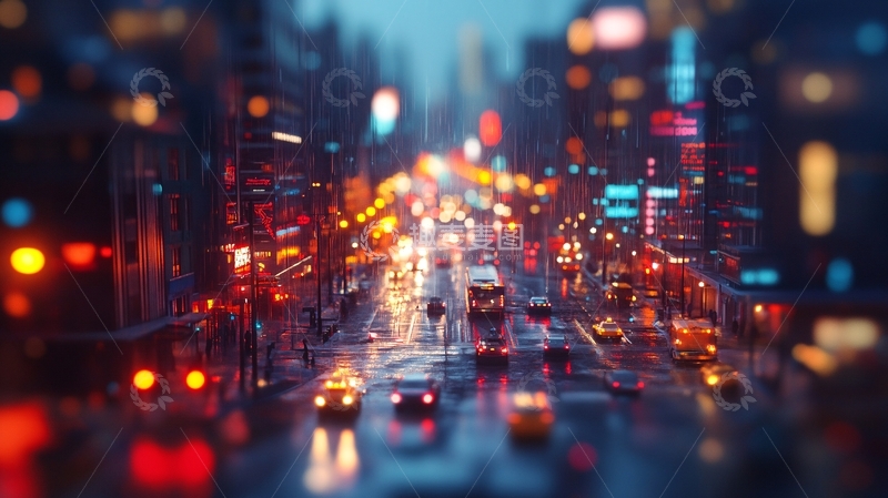 高清大图下载【趣麦麦图】都市霓虹风光3