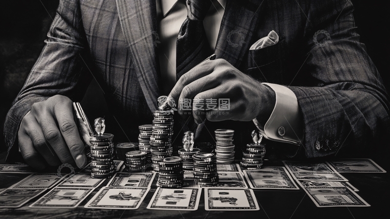 高清大图下载【趣麦麦图】金融财富投资