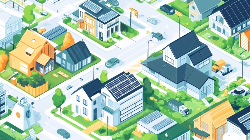 高清大图下载【趣麦麦图】城市发展城镇集镇