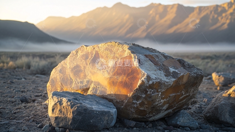 高清大图下载【趣麦麦图】阳光下的石头
