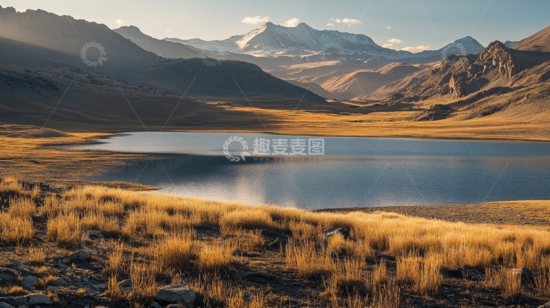 高清大图下载【趣麦麦图】唯美风景高原湖泊