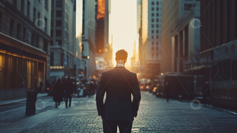 高清大图下载【趣麦麦图】城市孤独之人1