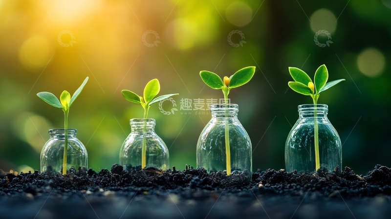 高清大图下载【趣麦麦图】萌发新生概念2