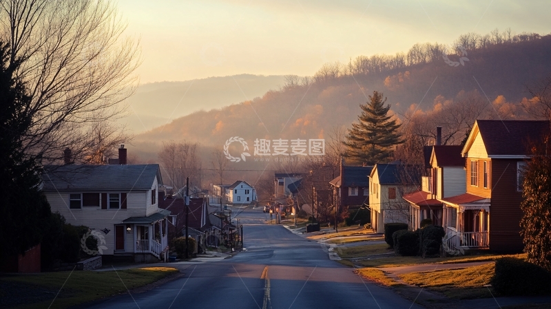 高清大图下载【趣麦麦图】欧美乡村街景2