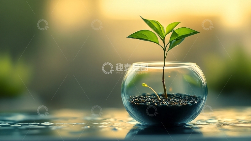 高清大图下载【趣麦麦图】桌面意境植物1