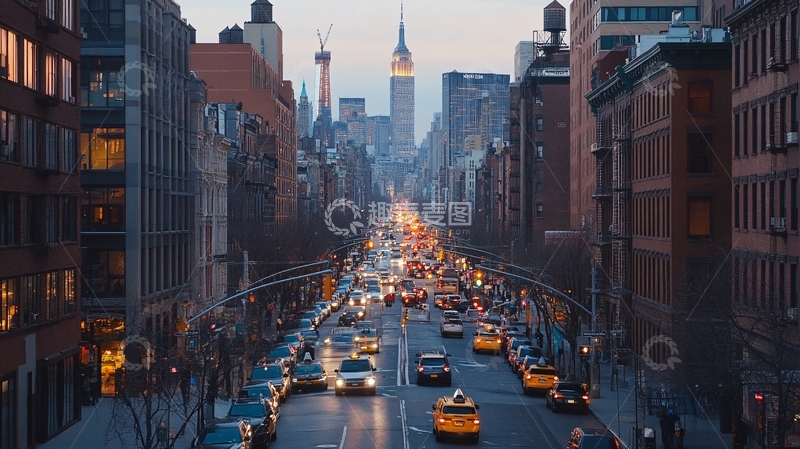 高清大图下载【趣麦麦图】纽约意境城市16